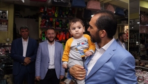 AHMET ÖZDEMİR’DEN KAPI ZİYARETLERİ….
