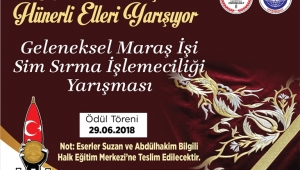 ONİKİŞUBAT BELEDİYESİ HÜNERLİ ELLERİ ÖDÜLLERİYLE BULUŞTURACAK