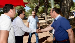 BAŞKAN ERKOÇ KAPIÇAM EKSTREM SPOR MERKEZİ'NDE ATA BİNDİ..