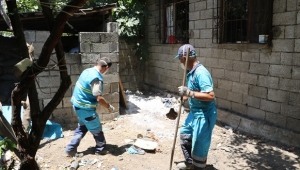 DULKADİROĞLU BELEDİYESİ ÇÖP EVİ TEMİZLEDİ..