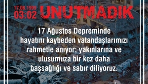 Mahçiçek “Allah Ülkemizi Tüm Felaketlerden Muhafaza Eylesin”..