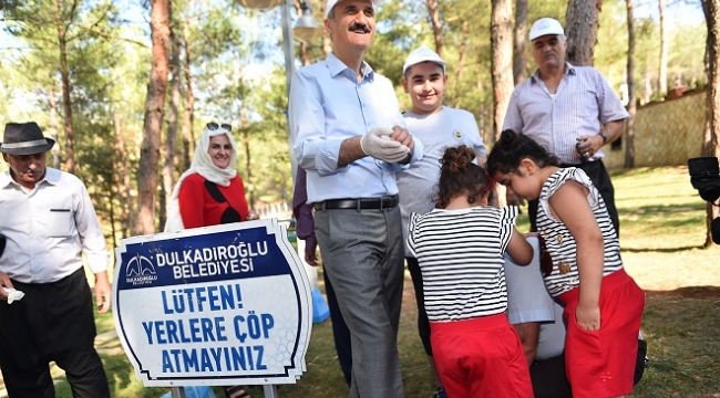 YEDİDEN YETMİŞE ÇÖP TOPLADILAR..