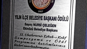 BAŞKAN ÇELEĞEN “YILIN BELEDİYE BAŞKANI” SEÇİLDİ..