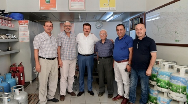 BAŞKAN ERKOÇ HALKIN İÇİNDE..