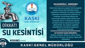 BU MAHALLELERDE SULAR KESİK..