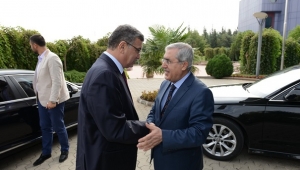 CELALETTİN GÜVENÇ’TEN REKTÖR CAN’A ZİYARET...