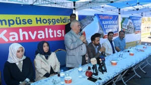 MAHÇİÇEK KAMPÜSE HOŞ GELDİN KAHVALTISINDA ÖĞRENCİLERLE BULUŞTU..