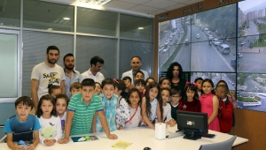 MİNİKLERE CANLI TRAFİK EĞİTİMİ
