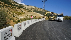YEDİKUYULAR YOLU KIŞA HAZIRLANIYOR..