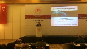 AHMET SANDAL ANKARA VE ANTALYA’DA 3 SEMİNER SUNDU..