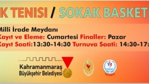 BÜYÜKŞEHİR’DEN SOKAK TURNUVASI
