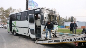 FRENLERİ TUTMAYAN OTOBÜS 10 ARACI EZDİ..