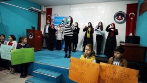 ENGELLİLERDEN FARKINDALIK PROGRAMI..