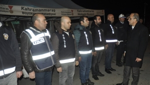 EMNİYET MÜDÜRÜ İNCİ POLİSLERİ YALNIZ BIRAKMADI..