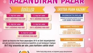 “KAZANDIRAN PAZAR” ALIŞVERİŞİ SANKO PARK’TA..
