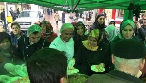 ÖÇAL VE ŞULE ÜNAL'DAN ELBİSTAN'A ZİYARET.