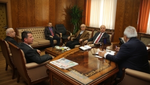 SAĞLAM VE OKUMUŞ REKTÖR SAMİ ÖZGÜL' E ZİYARET...