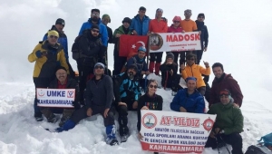 BERİT DAGI'NA KIŞ TIRMANIŞI GERÇEKLEŞTİRİLDİ..