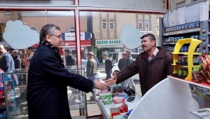 GÜVENÇ, AFŞİNLİ SEÇMENLERLE BULUŞTU..