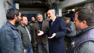 Küçük Sanayi Sitesi Esnafı Gönül Belediyeciliğinden Yana