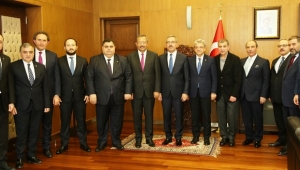 SANAYİCİLER BELEDİYE BAŞKANLARINA 'HAYIRLI OLSUN' DEDİ...