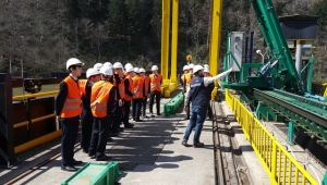 TEKNİK LİSE ÖĞRENCİLERİ SANKO HES’LERİNİ ZİYARET ETTİ..