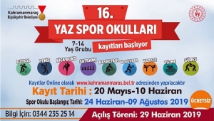 HAYDİ ÇOCUKLAR YAZ SPOR OKULUNA..