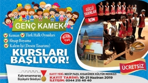 BÜYÜKŞEHİR’İN YAZ KURSLARINA KAYITLAR BAŞLADI..
