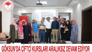 ÇİFTÇİ KURSLARI ARALIKSIZ DEVAM EDİYOR..