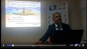 AHMET SANDAL'DAN VATANDAŞ ODAKLI YÖNETİM SEMİNERİ..