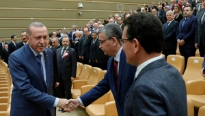 BAŞKAN ERDOĞAN İLE GÜVENÇ YAN YANA..