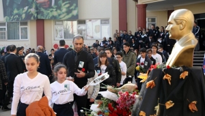 SANKO OKULLARI ATA’SINI SAYGI, SEVGİ VE MİNNETLE ANDI..