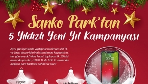 SANKO PARK'TAN 5 YILDIZLI YILBAŞI KAMPANYASI..