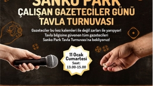 SANKO PARK’TA ÖDÜLLÜ TAVLA TURNUVASI..