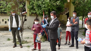 Başkan Okumuş Şehit Çocukları Yetim Ve Öksüz Çocukları evinde ziyaret etti.