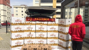 ultrAslan Kahramanmaraş’ta Yardım Kolisi Dağıtımı ..