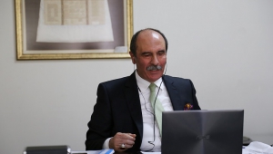 HİSARCIKLIOĞLU, ŞAHİN BALCIOĞLU'NA HAYIRLI OLSUN DEDİ.