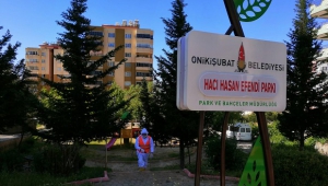 Onikişubat Belediyesi’nden Park İzni Öncesi Temizlik..