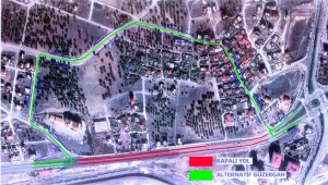 Av. Mehmet Ali Kısakürek Bulvarı 1 hafta trafiğe kapalı..