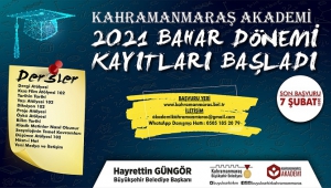 Kahramanmaraş Akademi’ye Başvurular Başladı..