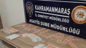 Kahramanmaraş’ta eş zamanlı kumar operasyonu ..