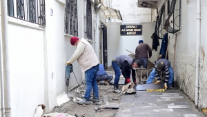 Dulkadiroğlu’nda bazalt ve parke çalışmalarına devam...