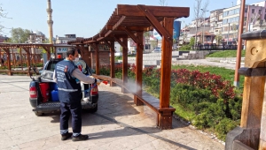 Büyükşehir Dezenfekte Çalışmalarını Sürdürüyor