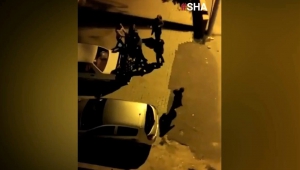 Kahramanmaraş’ta 4 kişinin yaralandığı kavga anı kamerada
