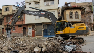 Sarayaltı Yolu’nda Yıkımlar Başladı