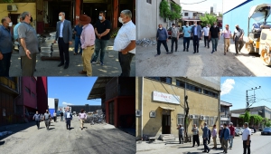 Başkan Okay, Sanayi Esnafını Ziyaret Etti