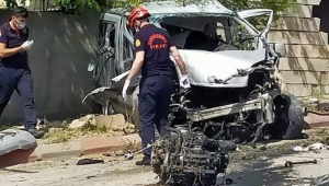 Kahramanmaraş’ta freni patlayan kamyon 3 araca çarptı