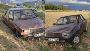 Kahramanmaraş’ta otomobil tarlaya uçtu: 1 yaralı