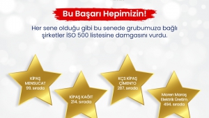 Kipaş Holding İSO 500 listesine yine damgasını vurdu