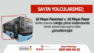 Toplu Taşıma Seferlerine Güncelleme..